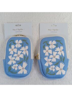 2 Keep It Together Garven Tumbler Pouch Hydration Sleeve Floral Blue White